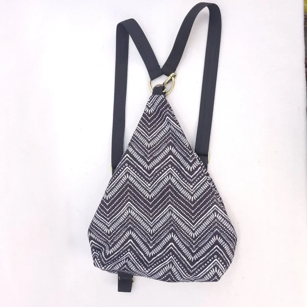 Black Butterfly Womens Bohemian Casual Fashion Backpack Zip Adjustable Strap - Picture 1 of 11
